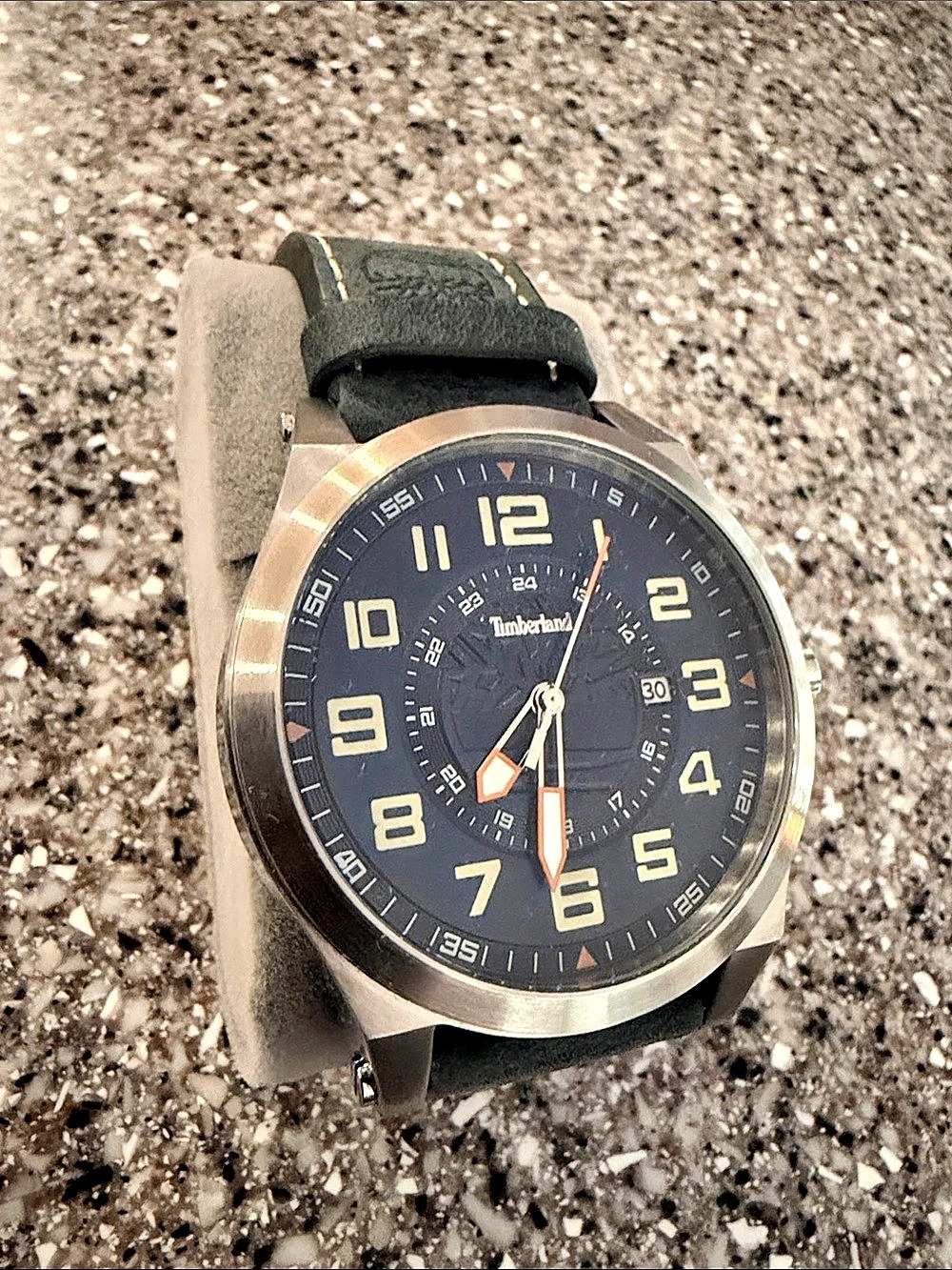 Timberland Men's Black & Silver Watch